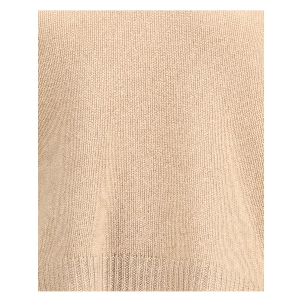 Beige Cashmere Cashmere Sweater