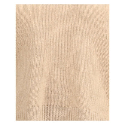 Beige Cashmere Cashmere Sweater