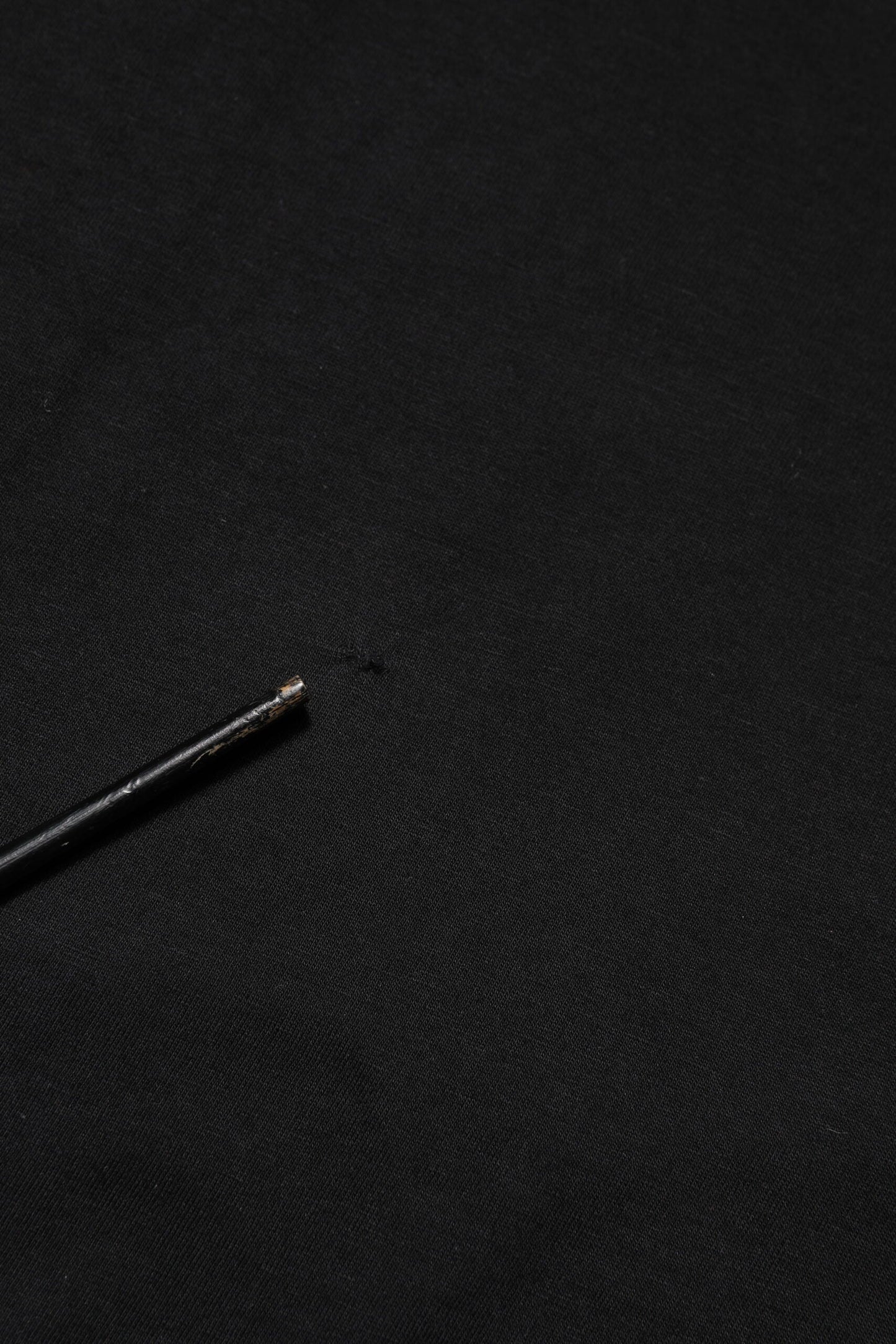 Black Logo Plaque Cotton Crew Neck T-shirt