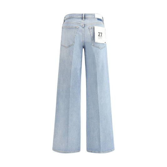 Light Blue Cotton Jeans Denim