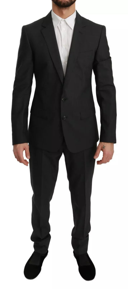 Slim Fit MARTINI Wool Gray Suit