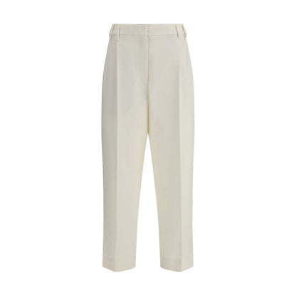 White Cotton Chino Pants