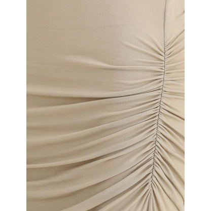 Beige Modal Casual Dress