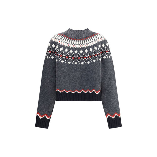 Gray Fleece Wool Sweatshirt