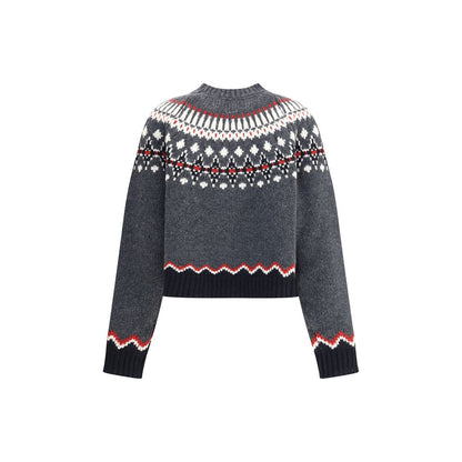 Gray Fleece Wool Sweatshirt