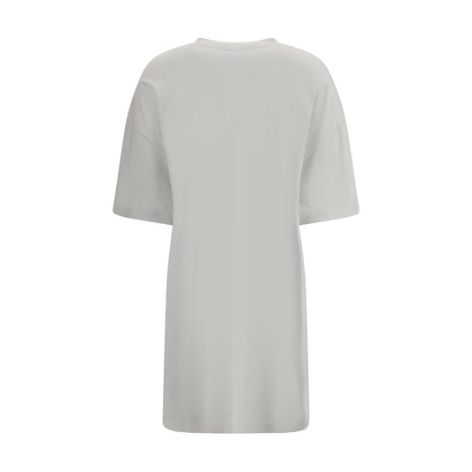 White Cotton Casual Dress