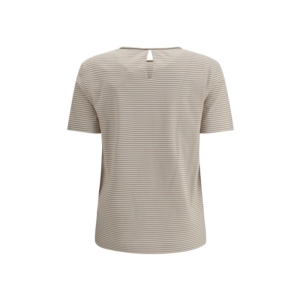 Beige Cotton T-Shirt