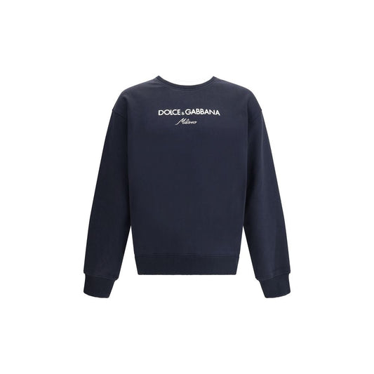 Blue Cotton Sweatshirt
