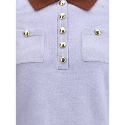 Light Blue Wool Sweatshirt