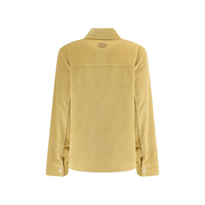 Yellow Cotton Denim Jacket
