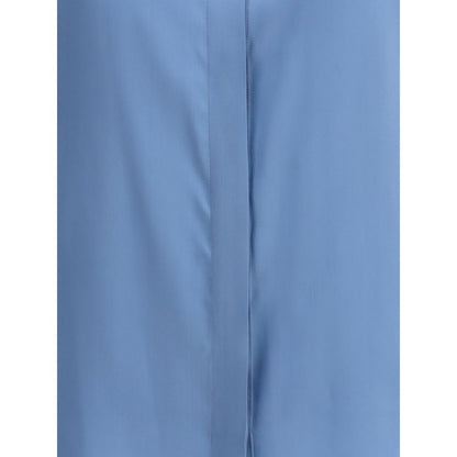 Light Blue Silk Shirt