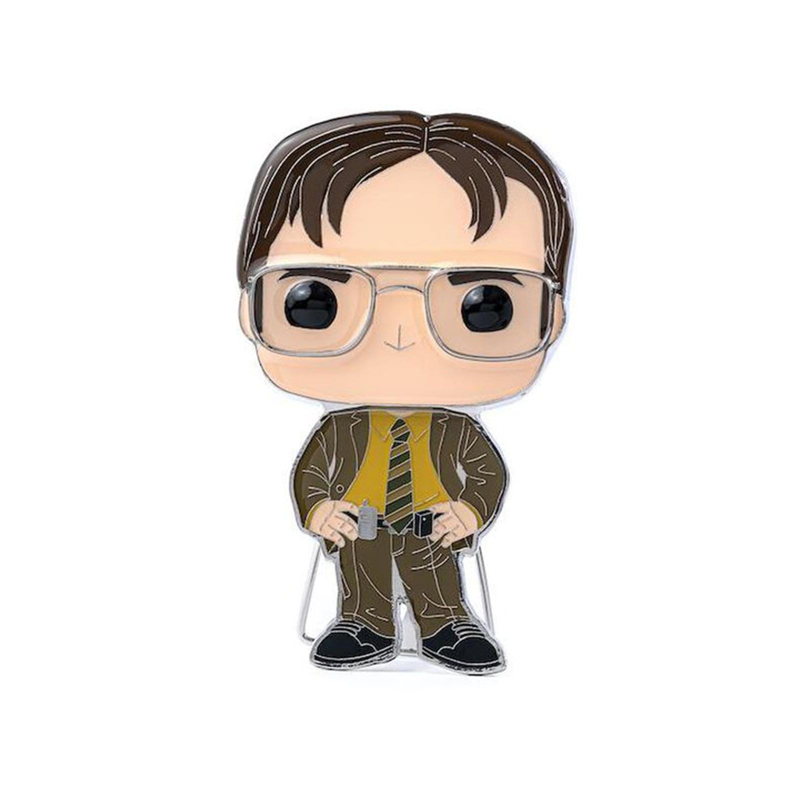 The Office 3 Inch Funko POP Pin | Dwight Shrute