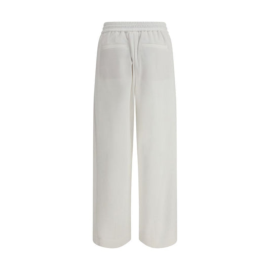 White Cotton Joggers (Workout Pants)