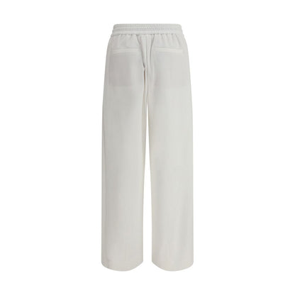 White Cotton Joggers (Workout Pants)