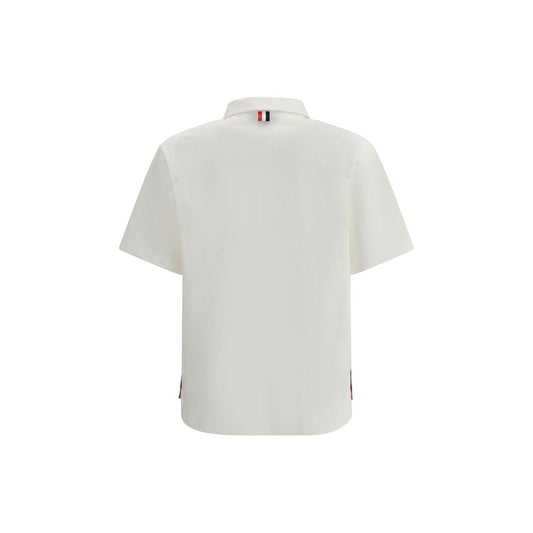 White Cotton Polo Shirt
