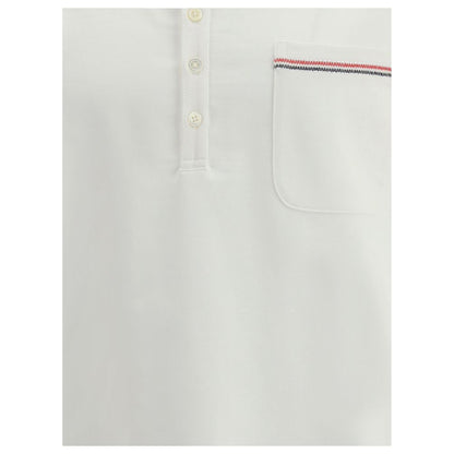 White Cotton Polo Shirt