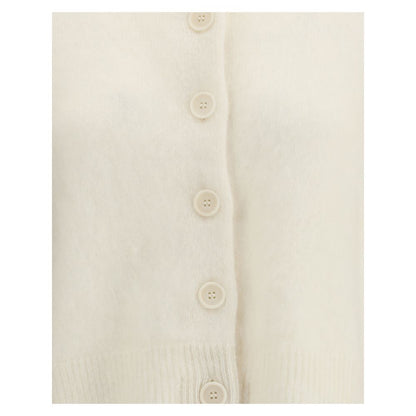 White Cashmere Cardigan