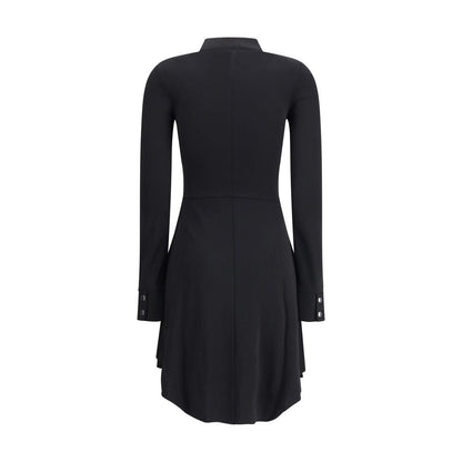 Black Viscose Casual Dress