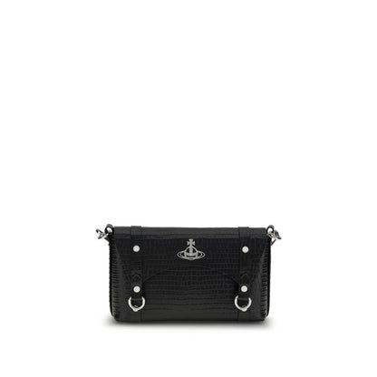 Black Calf Leather Bos Taurus Shoulder Bag
