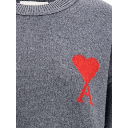 Gray Fleece Wool Sweatshirt