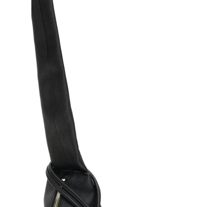 Black Recycled Polyester Shoulder Bag