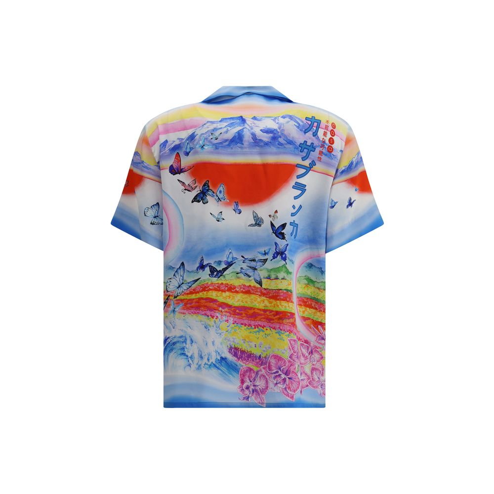 Multicolor Silk Pattern Shirt