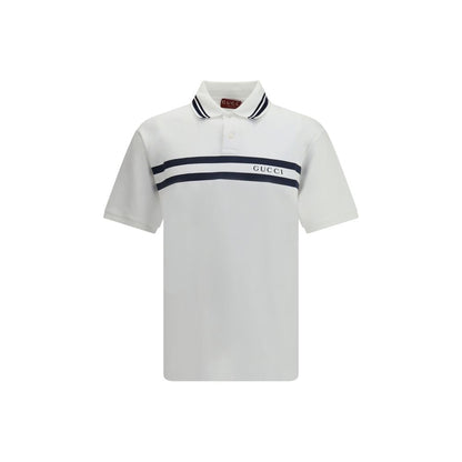 White Cotton Polo Shirt