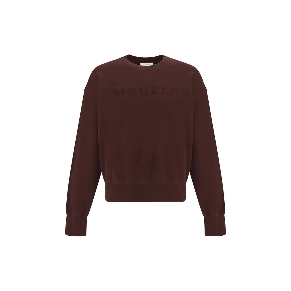 Brown Cotton Sweatshirt