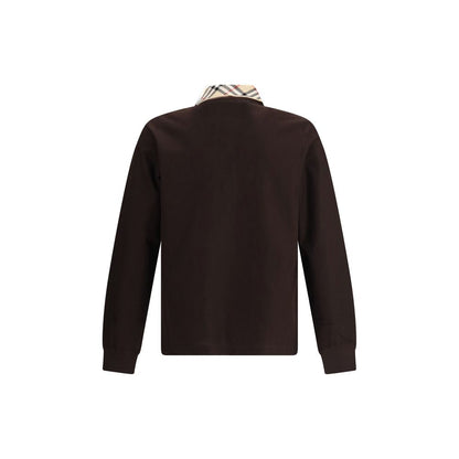Brown Cotton Polo Shirt