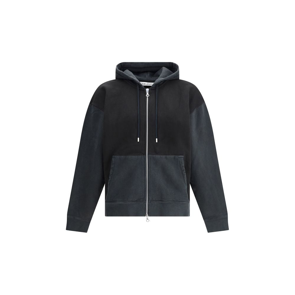 Black Cotton Sweatshirt