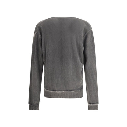Gray Linen Sweatshirt