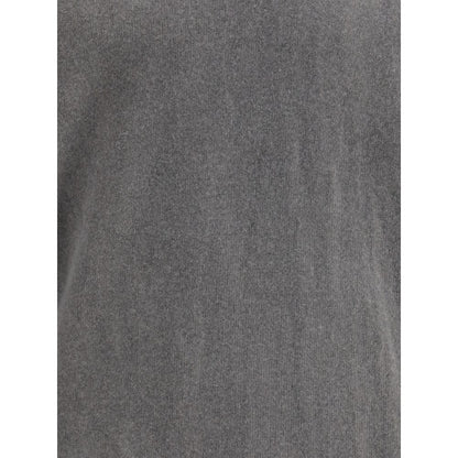 Gray Linen Sweatshirt