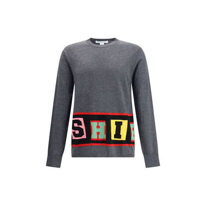 Gray Marabou Sweatshirt