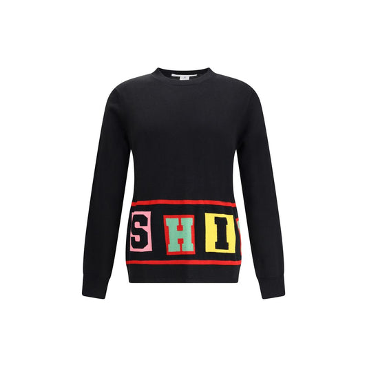 Black Marabou Sweatshirt