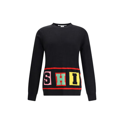 Black Marabou Sweatshirt
