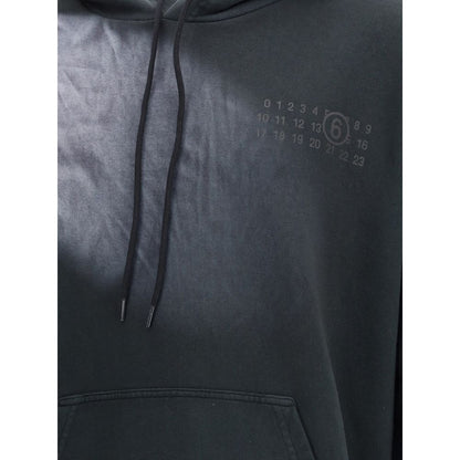 Black Cotton Sweatshirt