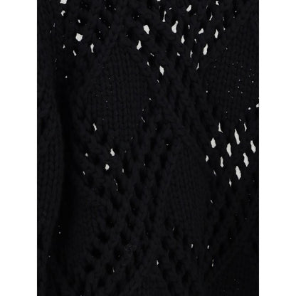 Black Fleece Wool Sweatshirt