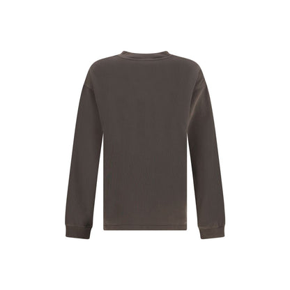 Brown Cotton Sweatshirt