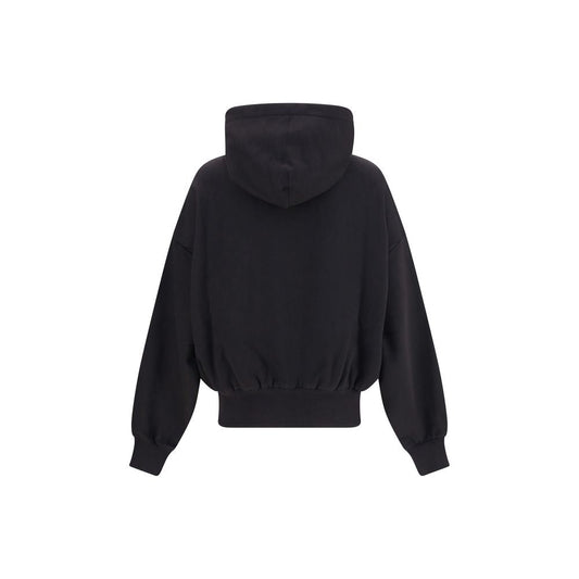 Black Cotton Sweatshirt