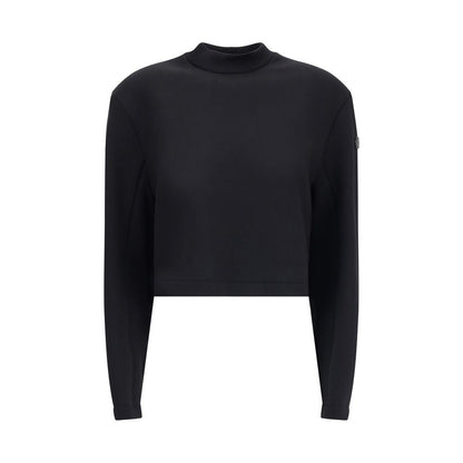Black Viscose Sweatshirt