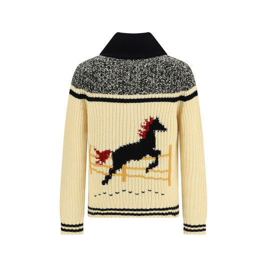 Cream Wool Cardigan