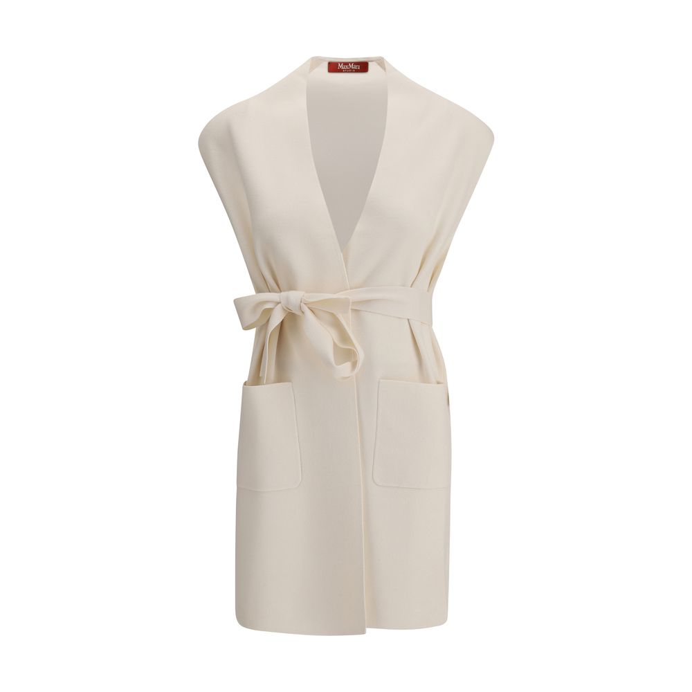 Cream Viscose Coat
