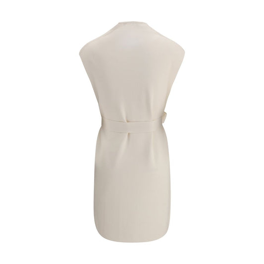 Cream Viscose Coat