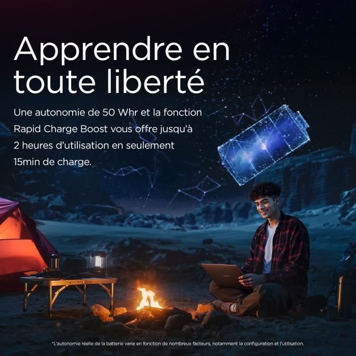 LENOVO IdeaPad Slim 3 15Q8X10 laptop | 15.3 WUXGA IPS - Qualcomm Snapdragon X - 16 GB - 512 GB - Aluminum Cover - Copilot +