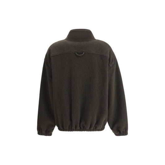 Green Fleece Wool Sweatshirt