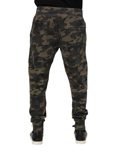 Multicolor Camouflage Cotton Men Jogger Pants