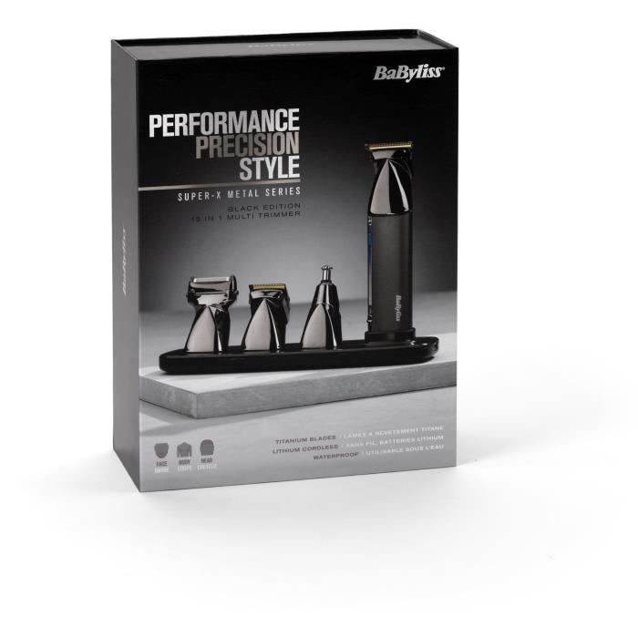 Multi-purpose trimmer - BaByliss - MT991E - Super-X Metal Series - Titanium blades