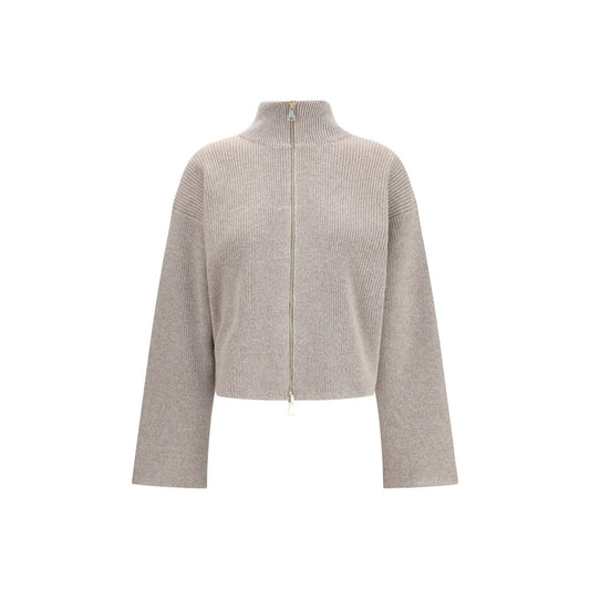 Beige Fleece Wool Coat