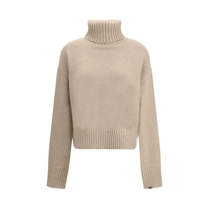 Beige Cashmere Turtleneck