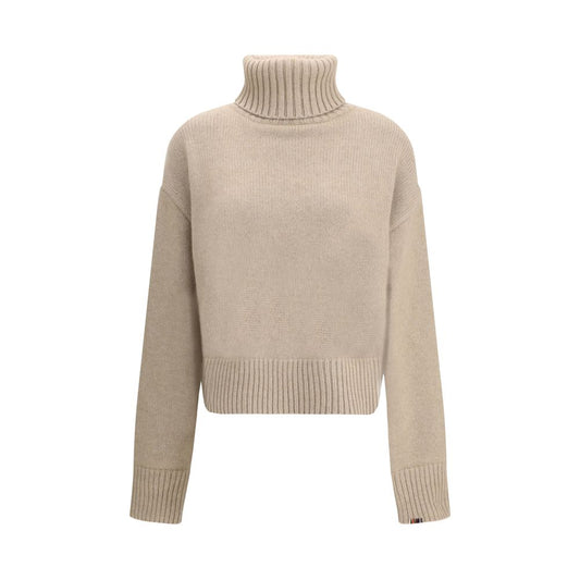 Beige Cashmere Turtleneck